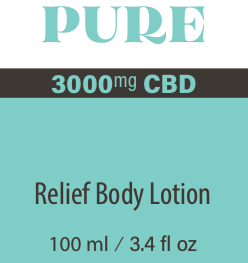Pure - CBD Relief Lotion (Almond Oil Base)